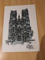 Tekening Sint-Michielskathedraal Brussel, Altomara, Antiek en Kunst, Ophalen