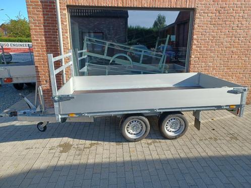 Nieuwe geremde plateauaanhangwagen 3,6mx2m mtm 3000kg, Auto diversen, Aanhangers en Bagagewagens, Nieuw, Ophalen of Verzenden