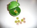 Plan Toys - Feed a Frog, Kinderen en Baby's, Speelgoed | Houten speelgoed, Ophalen of Verzenden, Zo goed als nieuw