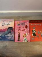 3 boeken: Hier is lola, de ontsnapping van rafal, kattenkop, Ophalen, Zo goed als nieuw, Non-fictie