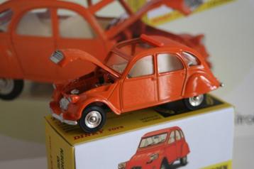 CITROËN 2CV 6 Speciale orange 1/43 Atlas DINKY Neuve + Boite beschikbaar voor biedingen