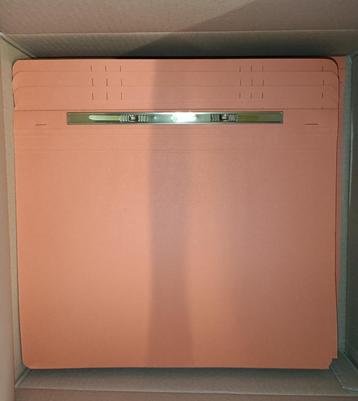 Dozen Esselte map met schuifdeklijst oranje A4 (50 st/doos) beschikbaar voor biedingen