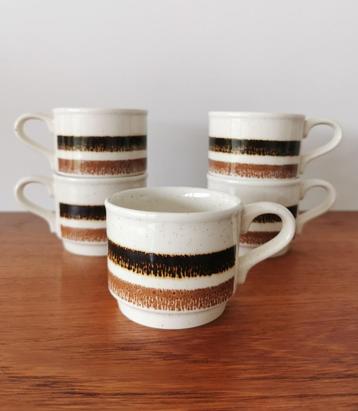 5 vintage koffietassen van Biltons beschikbaar voor biedingen