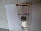 Ancien grand verre Maredsous, sur pied, forme calice, neuf, Collections, Marques de bière, Enlèvement ou Envoi, Neuf, Verre ou Verres