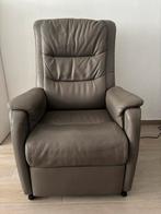 Elektrische relaxzetelmet sta op functie, leder, Huis en Inrichting, Ophalen, Zo goed als nieuw, Leer, Relaxzetel relax zetel fauteuil relax relaxstoel zetel