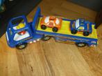 Speelgoed vrachtwagen met aanhangwagen, Ophalen, Gebruikt
