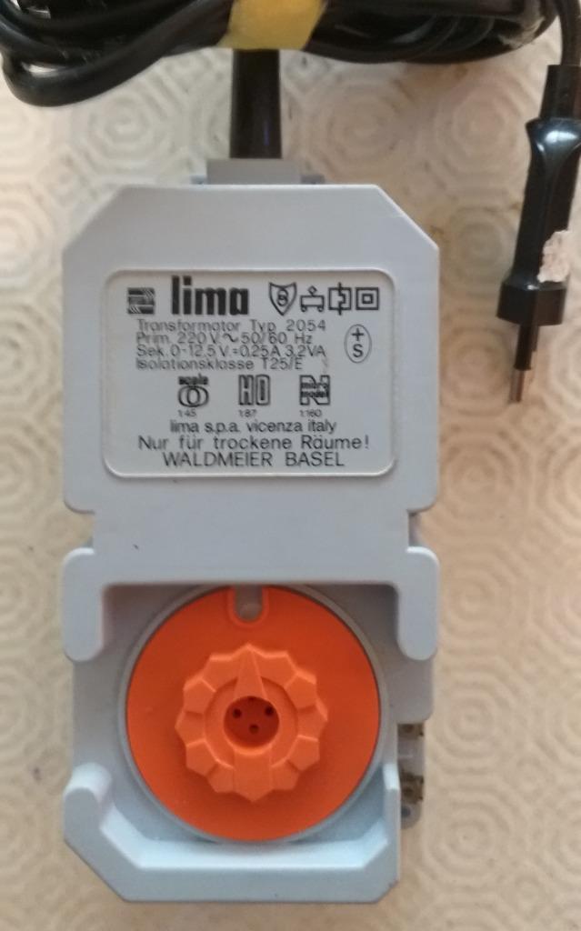 LIMA DIMMERTRANSFORMATOR, Hobby en Vrije tijd, Modeltreinen | H0, Gebruikt, Transformator of Voeding, Lima, Ophalen of Verzenden
