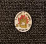 PIN - SAPEURS - POMPIERS - BINCHE - BRANDWEER, Verzenden, Gebruikt, Overige onderwerpen, Speldje of Pin