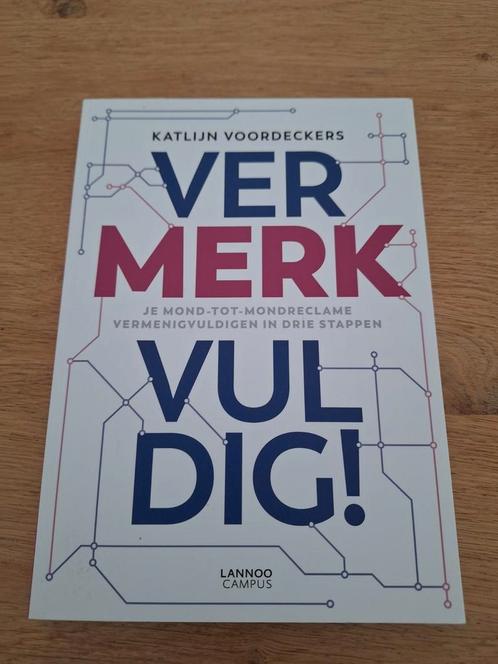 Katlijn Voordeckers - VerMERKvuldig!, Livres, Science, Comme neuf, Enlèvement ou Envoi