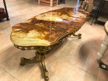 salontafel onyx beschikbaar voor biedingen
