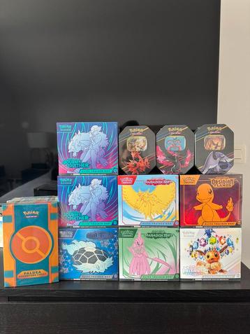 Pokemon - sealed Etb’s, tins & meer te koop! beschikbaar voor biedingen