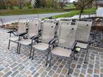 8 LAFUMA fauteuils in bijna NIEUWE staat op te nemen!!!!, Inklapbaar, Zo goed als nieuw, Ophalen, Aluminium