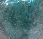 2 grote glazen harten, als nieuw. Prachtige kleur. Setprijs, Ophalen of Verzenden, Zo goed als nieuw