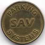 Parkeermunt : België : Parking SAV Systems (Gent)  Diameter, Postzegels en Munten, Overige materialen, Ophalen of Verzenden