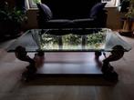 salontafel, Huis en Inrichting, Tafels | Sidetables, Ophalen, Zo goed als nieuw, Glas