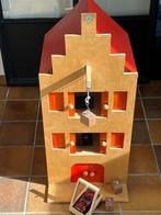 Pakhuis / garage in hout, Kinderen en Baby's, Ophalen, Zo goed als nieuw, Poppenhuis