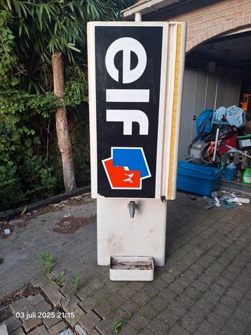 Vintage oliebar van Elf beschikbaar voor biedingen