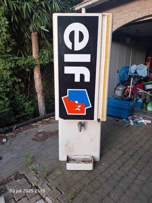 Vintage oliebar van Elf, Auto diversen, Autogereedschap, Zo goed als nieuw, Ophalen