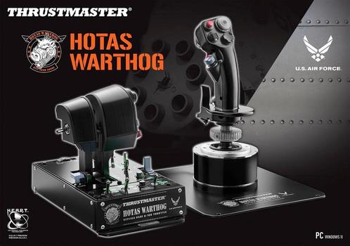 Horas Warthog met 2 nieuwe grips en radar slew mod !!!, Computers en Software, Joysticks, Zo goed als nieuw, Ophalen