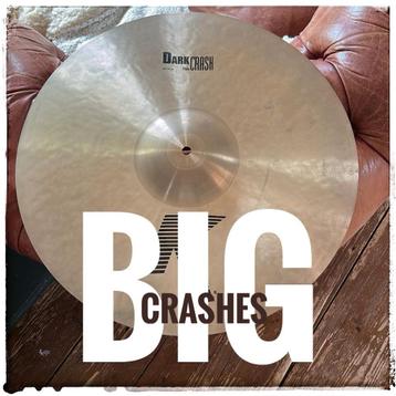 Zildjian BIG CRASH Cymbals vintage/pre-owned 18"-21” beschikbaar voor biedingen