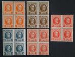 Belgique : COB 190/93-199 ** Houyoux 1922., Neuf, Sans timbre, Timbre-poste, Enlèvement ou Envoi
