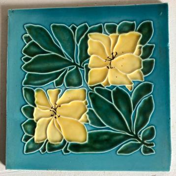 JUGENDSTIL tegel 15x15x0,6 cm beschikbaar voor biedingen