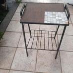 bijzettafeltje met stuk mozaïek, Moins de 55 cm, 45 à 60 cm, Enlèvement, Utilisé
