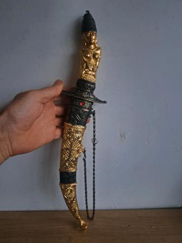 Dague tunisienne vintage de collection, magnifiquement ornée beschikbaar voor biedingen