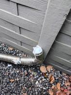 Dubbelwandige kachelbuis rvs 80mm, Doe-het-zelf en Bouw, Ophalen, Zo goed als nieuw, Kachel