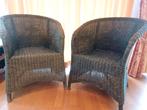 Rotan stoelen groen, Huis en Inrichting, Ophalen, Gebruikt