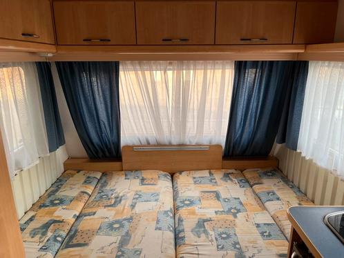 Caravan Sterckemann 370e met voortent en luifel, Caravans en Kamperen, Caravans, Particulier, tot en met 4, 750 - 1000 kg, Treinzit