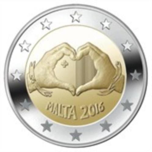 Meeste 2 euro herdenkingsmunten UNC uit rol, Timbres & Monnaies, Monnaies | Europe | Monnaies euro, Monnaie en vrac, 2 euros, Malte