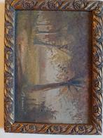 Schilderijtje  20cm op 14cm getekend Monet, Enlèvement ou Envoi