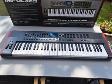 Clavier MIDI USB Novation Impulse 61, Connexion MIDI, Comme neuf, Enlèvement, 61 touches