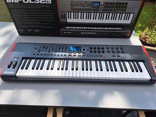 Novation Impulse 61 usb midi keyboard, Muziek en Instrumenten, Keyboards, Zo goed als nieuw, 61 toetsen, Overige merken, Aanslaggevoelig