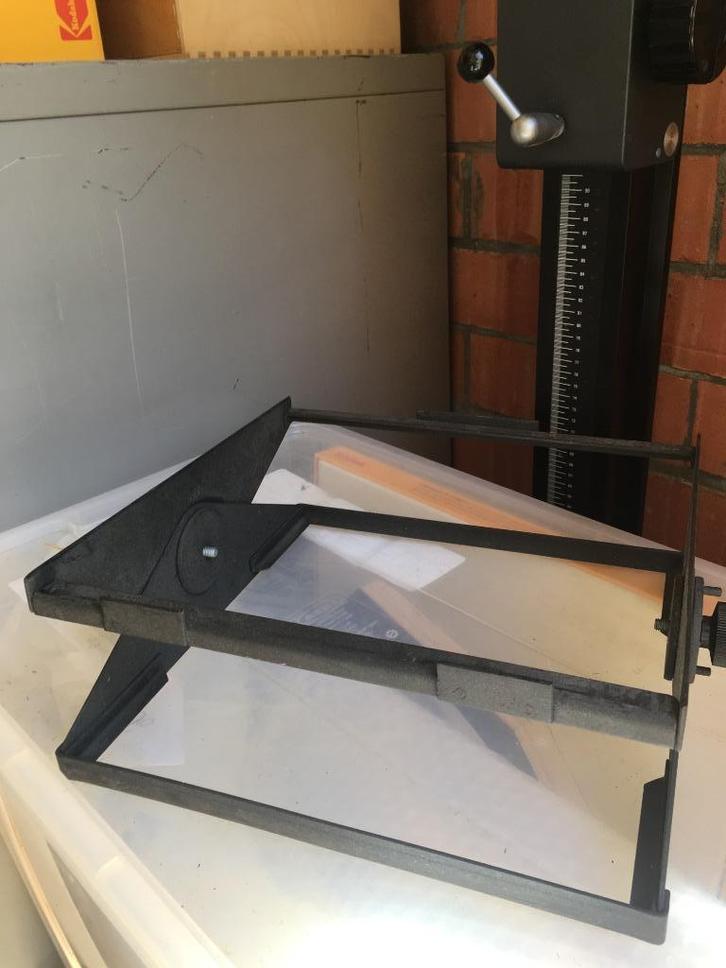 kodak carousel dia stand dubbelprojectie, Audio, Tv en Foto, Diaprojectoren, Ophalen