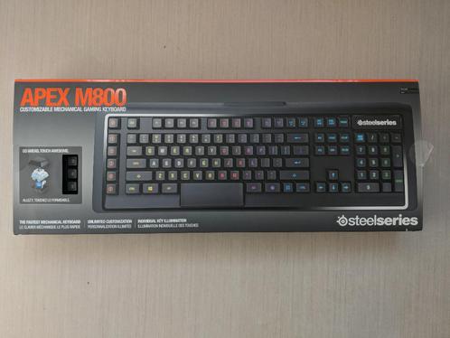Gaming-toetsenbord Steelseries Apex M800 RGB QWERTY Amerikaa, Computers en Software, Toetsenborden, Gebruikt, Qwerty, Bedraad