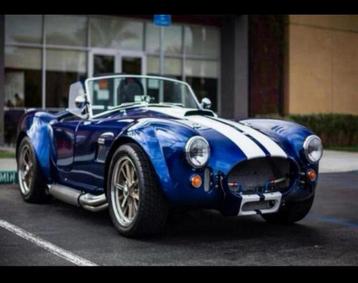 Poster bleu AC Cobra, taille XL A2, 420 mm 594 mm, taille XL, Enlèvement ou Envoi, A1 jusqu'à A3