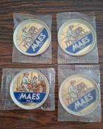 4 oude onderleggers Maes Pils, Verzamelen, Biermerken, Ophalen of Verzenden, Zo goed als nieuw