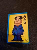 Vintage sticker karikatuur politiek China Mao, Ophalen of Verzenden, Zo goed als nieuw, Overige typen