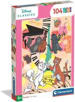Aristocats Puzzel Marie Cat - 104 st - Clementoni Legpuzzel, Enlèvement ou Envoi, Plus de 50 pièces, Neuf, 6 ans ou plus