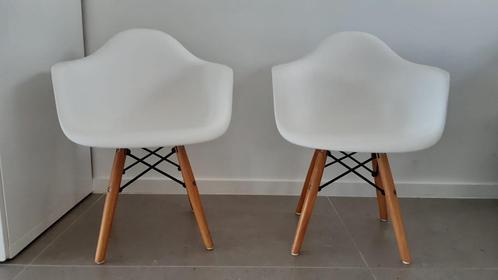 2 x Eames Armchair replica kids, Huis en Inrichting, Stoelen, Zo goed als nieuw, Twee, Wit, Ophalen