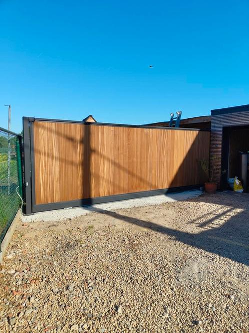 Geautomatiseerde schuifpoort 6m, Tuin en Terras, Tuinpoorten, Nieuw, Schuifpoort, Ophalen