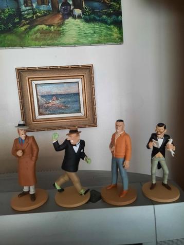 27 figurines Tintin Moulinsart