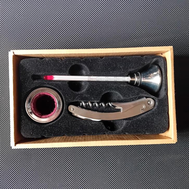 LE SOMMELIER - SILEA - VINTAGE - SOMMELIER/THERMOMETER/RING, Verzamelen, Wijnen, Zo goed als nieuw, Ophalen of Verzenden