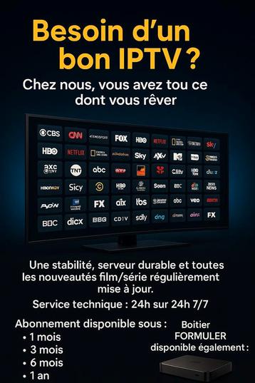 Abonnement disponible partout dans le monde