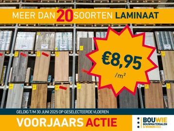 LAMINAAT - 20+ soorten slechts €8,95/m² - 8 mm dik! beschikbaar voor biedingen