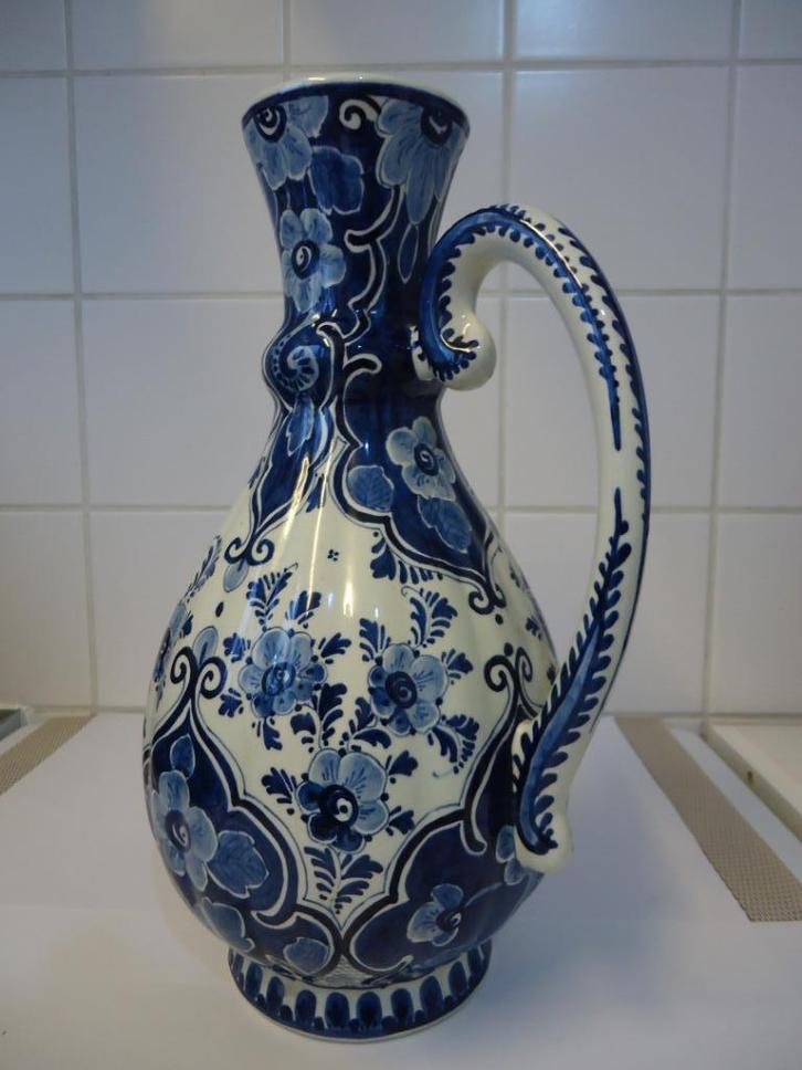 Delft Vaas Kan Regina Schenk Kan & deksel H 45😍👀💎👌, Antiek en Kunst, Antiek | Keramiek en Aardewerk, Ophalen of Verzenden