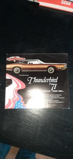 Brochure Ford Thunderbird 1971, Enlèvement ou Envoi, Neuf, Ford