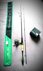 Set canne MSS 200 cm - 2/10 gr + moulinet Shadow 800 +nylon, Enlèvement ou Envoi, Neuf, Ensemble complet